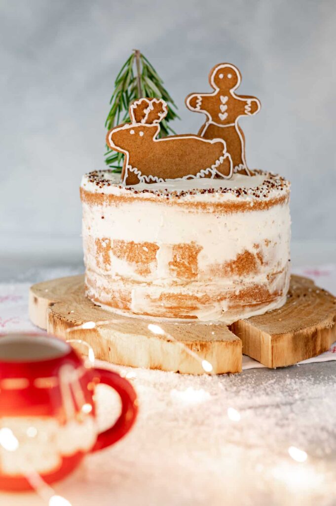 Stijg bros Outlook Naked Gingerbread Kersttaart - Francesca Kookt
