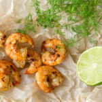 salade met grote garnalen en dille 1