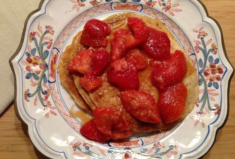 Pancakes met karnemelk en bessen Francesca Kookt