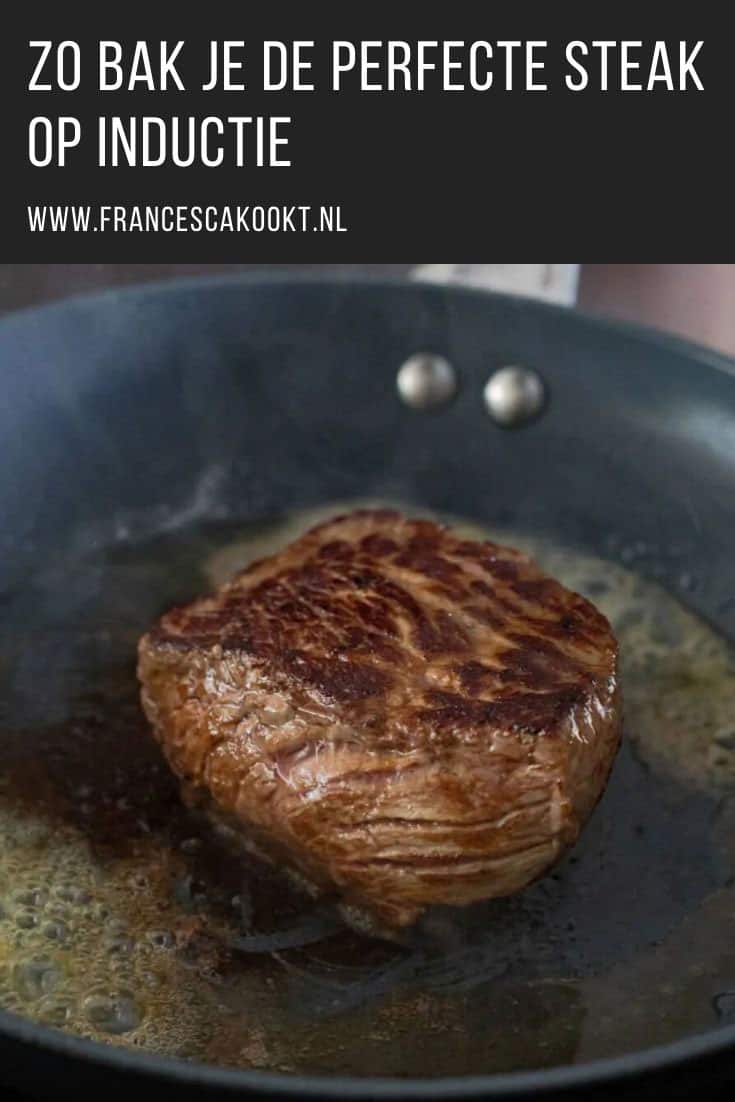 Zo bak je de perfecte steak op inductie - Francesca Kookt Wil je weten hoe je een perfecte steak bakt op inductie? In mijn uitgebreide artikel lees je er alles over, inclusief informatie over geschikte pannen.