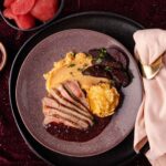 entrecote met rode wijnsaus en bijgerechten 1 1