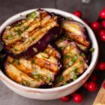 gegrilde aubergine met sjalot vinaigrette 1 1