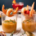 knolselderijsoep met gerookte paprika en garnalen 1 1