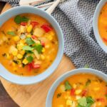 maïssoep met aardappel en paprika 1 7