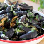 mosselen met ui en peterselie 1 1