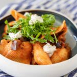 pasta alla norma met ricotta en rucola 1 4