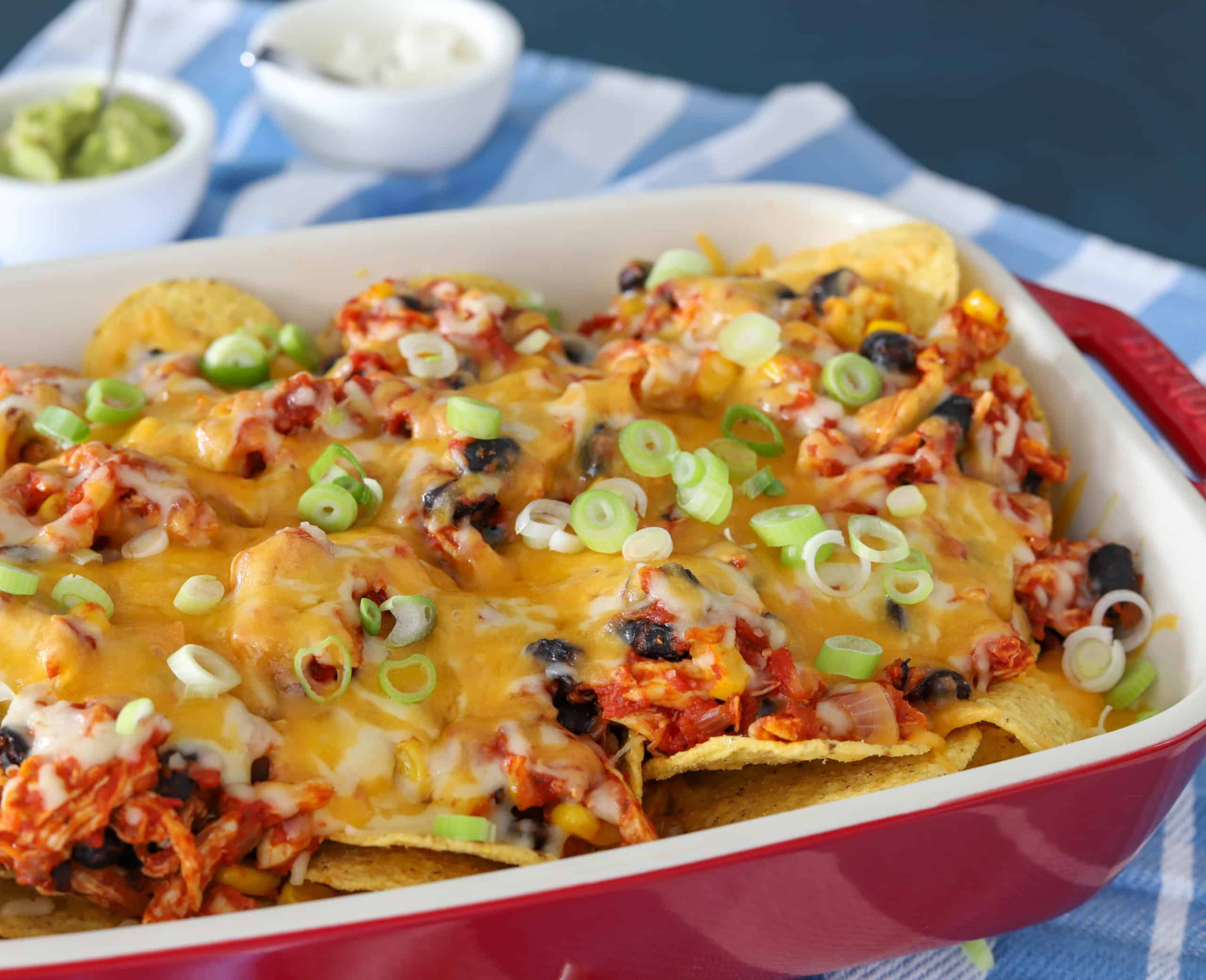 Pulled chicken nacho's