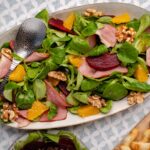 salade met gerookte eendenborst sinaasappel en sojadressing 1 1