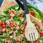 salade met kikkererwten knoflook en tonijn 1 5
