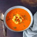 tomatensoep met komijn en knoflookgarnalen 1 1 1
