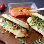 tuna melt broodje met paprika courgette spread 1 2