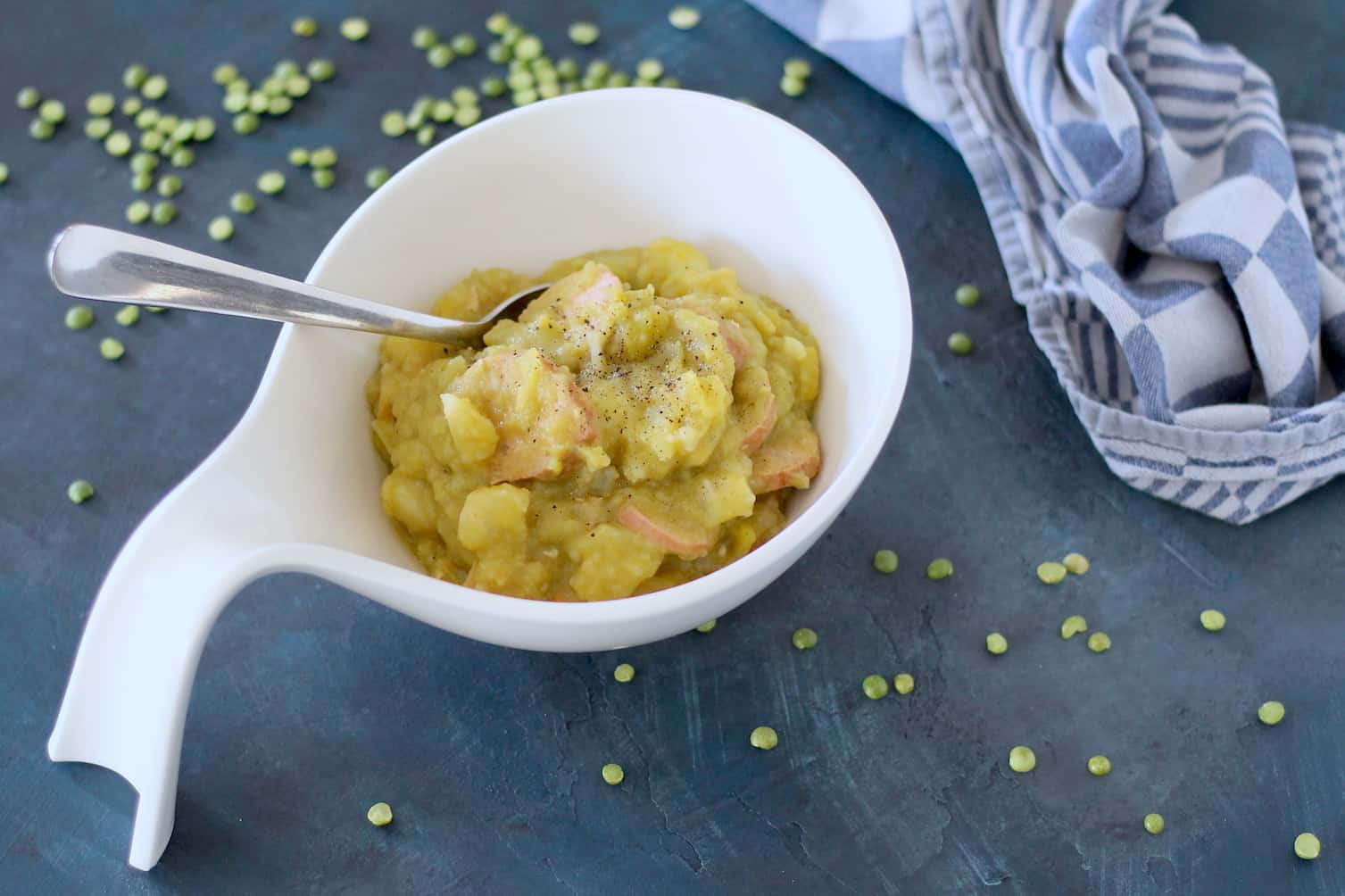 Vegetarische erwtensoep