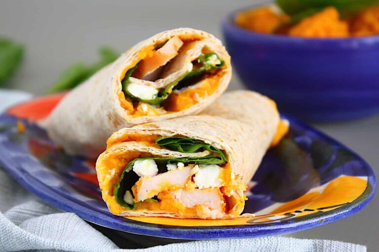 Pittige wraps met kip en paprika Francesca Kookt