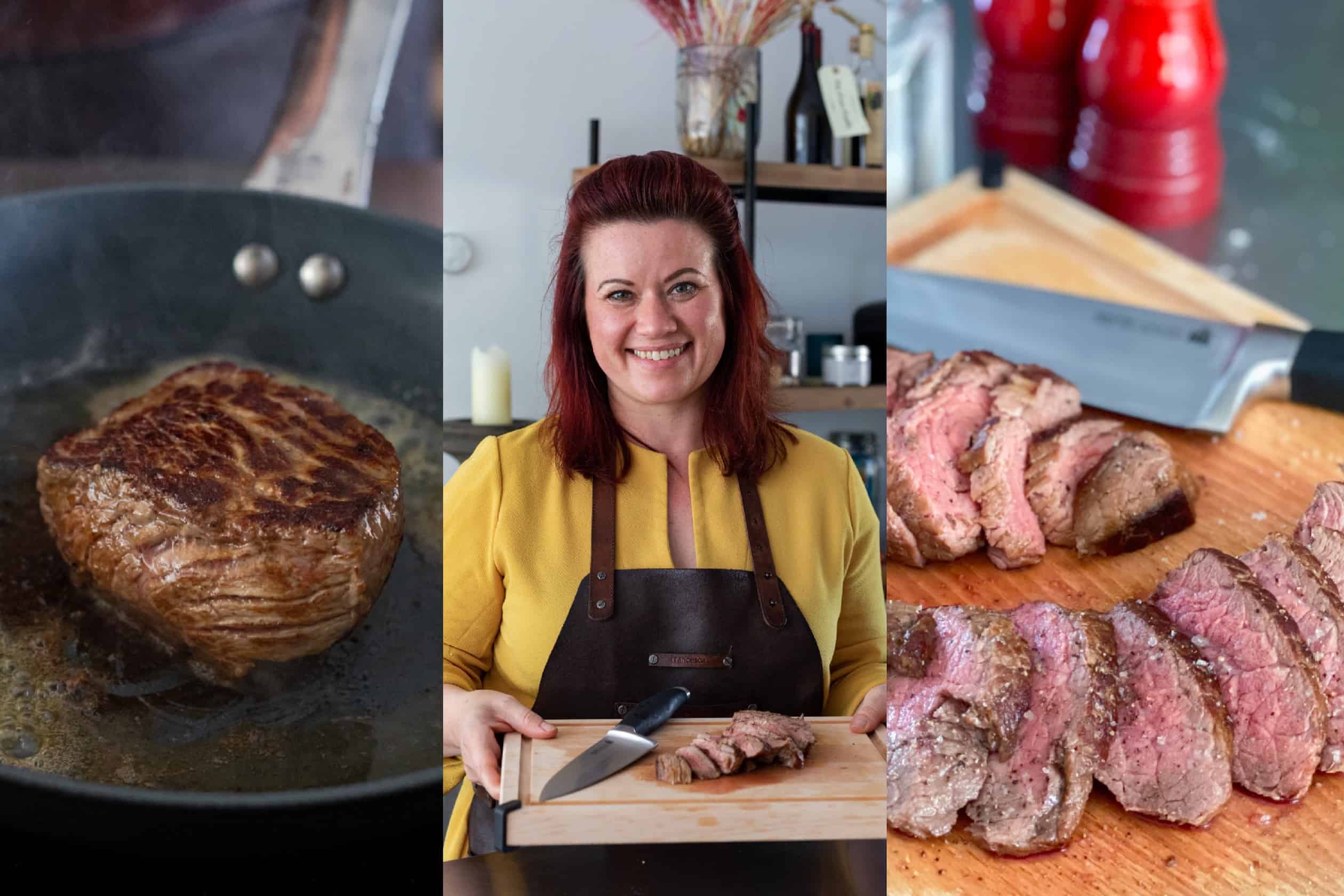 Zo bak je de perfecte steak op inductie Francesca Kookt