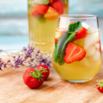 coldbrew ijsthee met aardbeien en munt 1