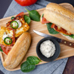 broodje halloumi met jalapeno sjalotspread 1