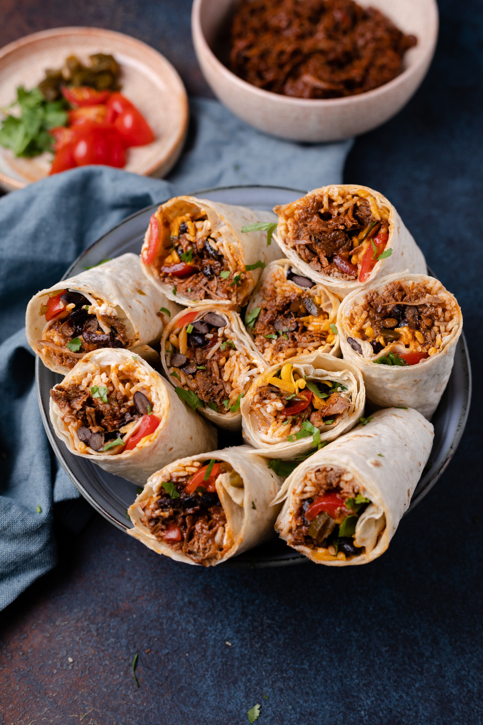 pulled beef burritos 2