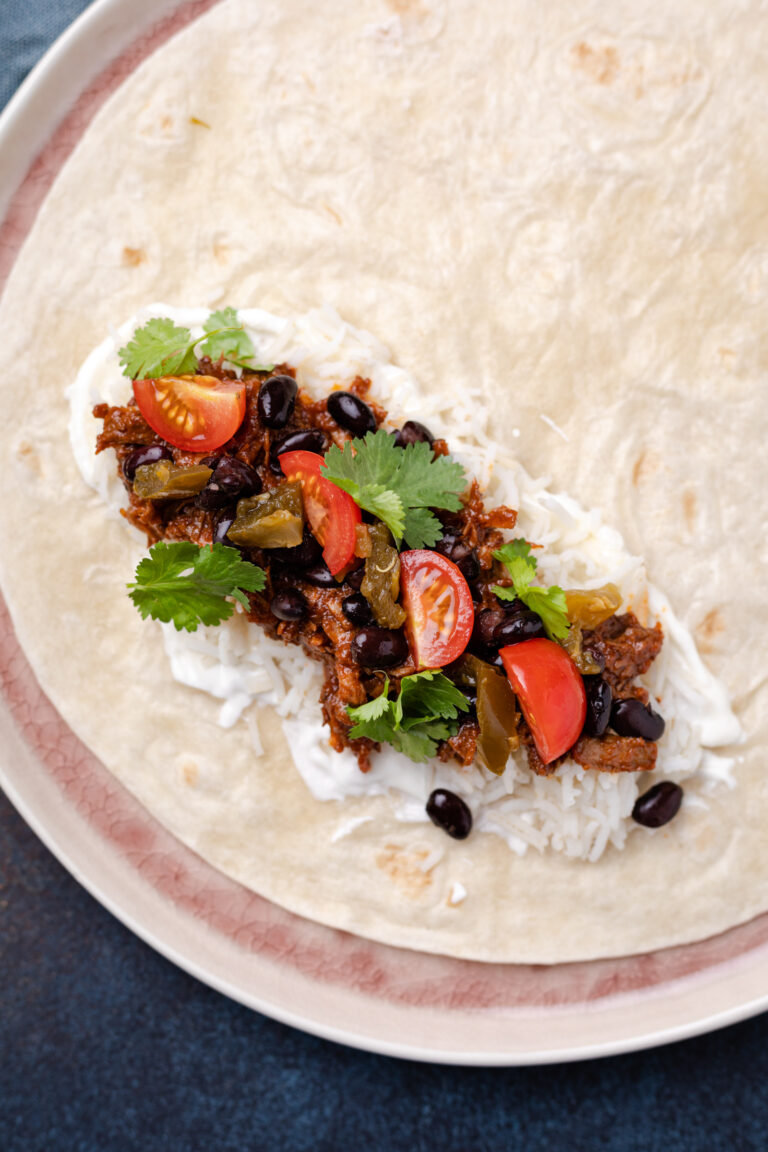 Pulled beef burrito's Francesca Kookt