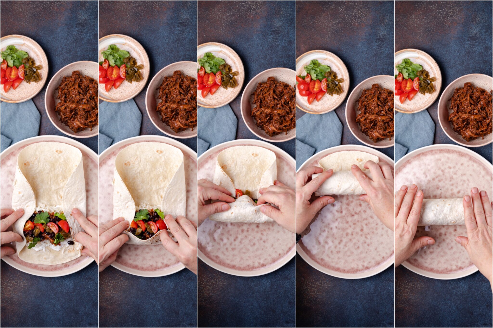 Pulled beef burrito's Francesca Kookt