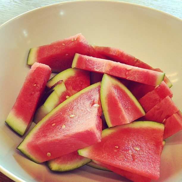 6. Watermeloen snack