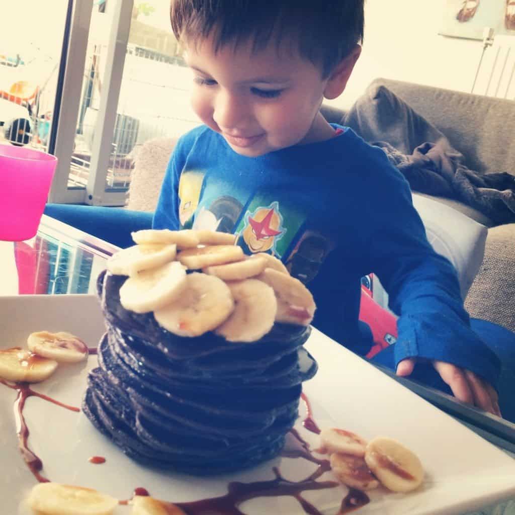 Chocolade banaan pannenkoeken_2