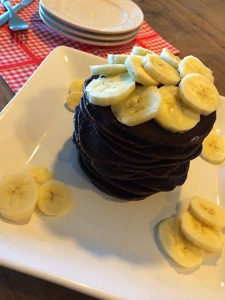 Chocolade banaan pannenkoeken_4