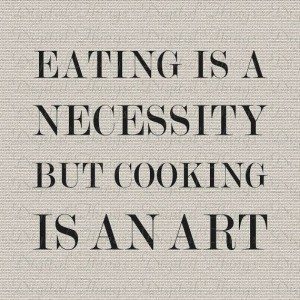 Eating is a necessity