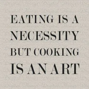 Eating is a necessity