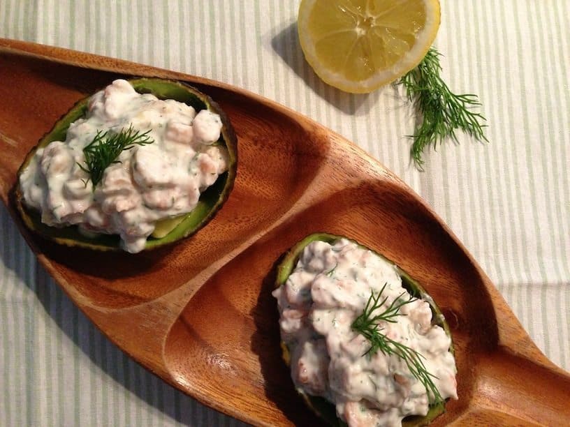 Gevulde avocado met garnalen_2