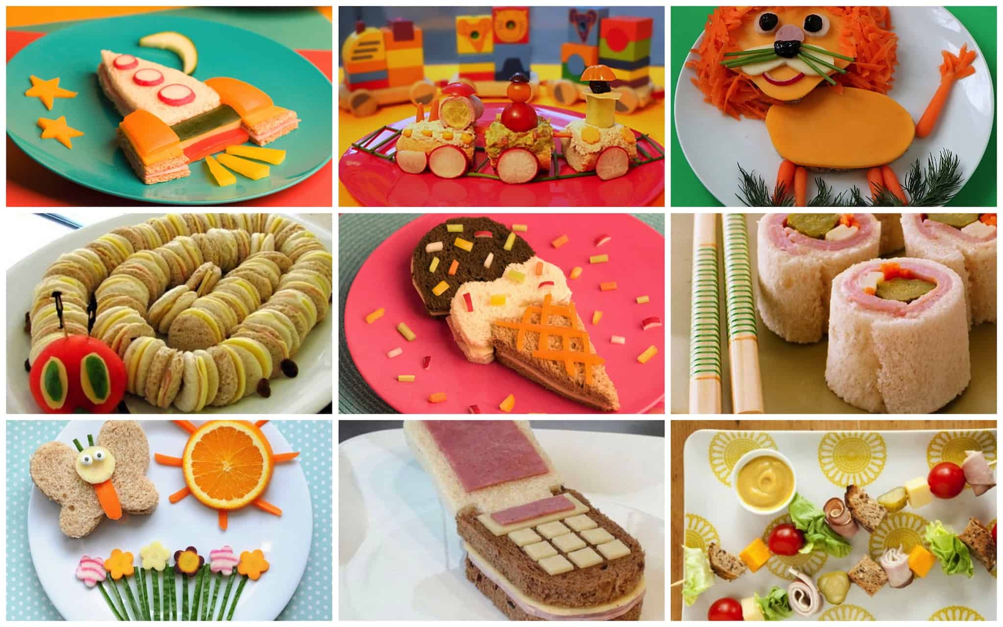 Verwonderend Speelse broodjes voor kinderen - Francesca Kookt UB-33