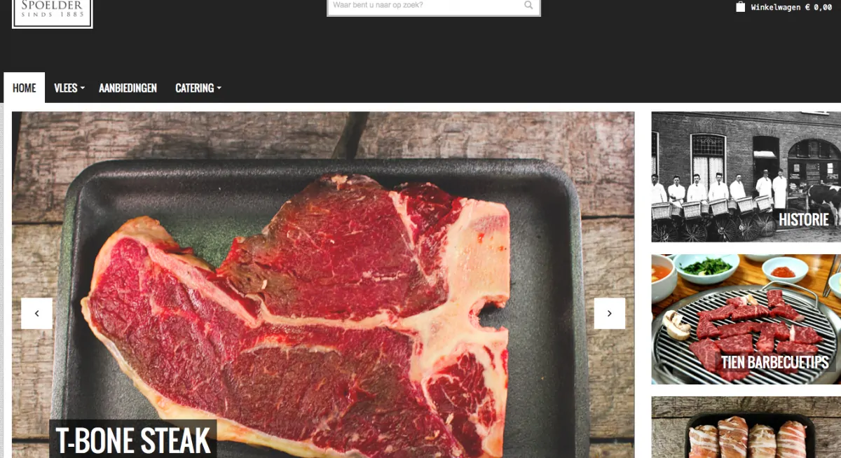 Review online vlees bestellen bij Spoelder_website1