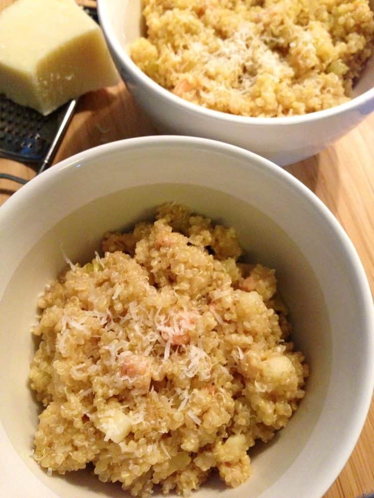 Risotto van quinoa met Hollandse garnalen_2